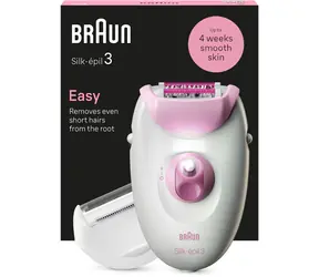 Braun SE3-031 Silk épil 3 różowy / Depilator / 20 pęset