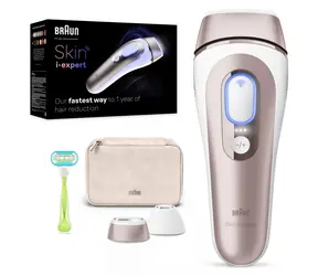 Braun Skin i-expert Pro PL7147 złoty / depilator IPL / 3 poziomy intensywności / wyprzedaż