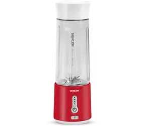 Sencor SBL 133OR czerwony / Przenośny blender do smoothie / 150 W / Zintegrowany akumulator / 500 ml