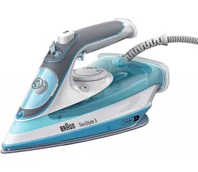 Braun TexStyle 5 SI5006BL niebieski / Żelazko parowe / 2600 W / zabezpieczenie przed przegrzaniem / Ochrona przed kapaniem