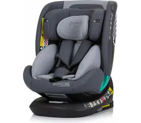 CHIPOLINO Supreme i-Size 40-150cm Isofix 360 Granite / fotelik samochodowy / (0-36 kg | 40 - 150 cm)