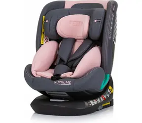 CHIPOLINO Supreme i-Size 40-150cm Isofix 360 Flamingo / fotelik samochodowy / (0-36 kg | 40 - 150 cm)