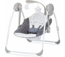 CHIPOLINO Łóżeczko dziecięce Moonlight Ash Grey / od 0 do 6 miesięcy / do 9 kg