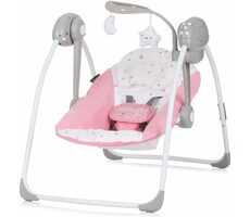 CHIPOLINO Łóżko bujane dla niemowląt Moonlight Flamingo / od 0 - 6 miesięcy / do 9 kg