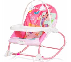 CHIPOLINO Fotel bujany dla dzieci Enjoy - różowy / od 0 - 6 miesięcy / do 9 kg