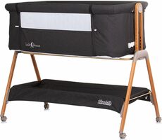 CHIPOLINO Łóżeczko Sweet Dreams 3 w 1 z drewna Graphite