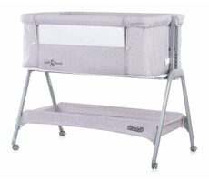 CHIPOLINO Łóżeczko Sweet Dreams 3 w 1 Szare