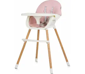 CHIPOLINO Krzesło do jadalni Rio 2w1 Woda różana / Nośność: 15 kg