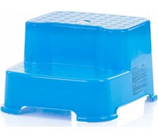 CHIPOLINO Plastikowy podwójny stopień do zlewu i toalety niebieski