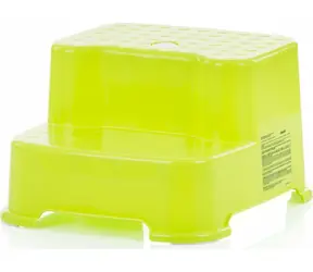 CHIPOLINO Plastikowy podwójny stopień do zlewu i toalety zielony