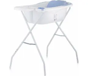 CHIPOLINO Wanna z matą i stojakiem Vela 87cm Niebieska