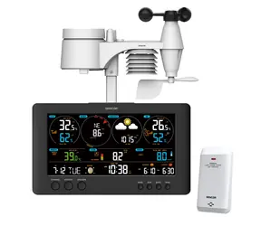 Stacja pogodowa Sencor SWS 12500 WiFi / kolorowy wyświetlacz LCD / Wi-Fi