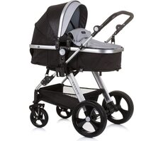 Wózek CHIPOLINO kombinowany HAVANA 2w1 Obsidian Silver /dzieci o wadze do 22 kg