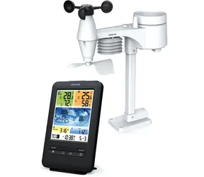 Sencor SWS 9898 Profesjonalna stacja pogodowa czarna / LCD / Wi-Fi