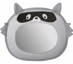 FreeON Pluszowe lusterko samochodowe Raccoon