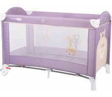 FreeON Łóżeczko podróżne Balon fioletowe / 0 - 4 lata / do 13,5 kg