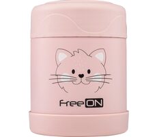 FreeON Termos do żywności ze stali nierdzewnej 350 ml - różowy 