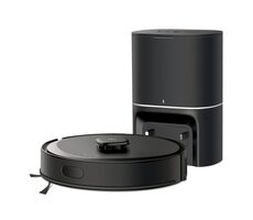 TP-LINK Tapo RV30 Max PLUS czarny / Odkurzacz automatyczny + podstawa / odkurzanie i mycie / WiFi / BT / 2600 mAh / HEPA