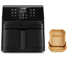 Cosori Premium II Chef edycja czarna / Frytkownica na gorące powietrze / 1700 W / 6,2L