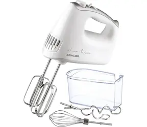 Sencor SHM 5206WH-EUE3 biały / Mikser ręczny / 500 W / 5 prędkości / Ugniatanie i ubijanie