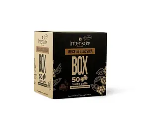 Saszetki INTENSO Classico 50 szt. / saszetki ESE / mieszanka Arabica Robusta / wyprzedaż