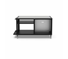 Alfa Forni Stacja kuchenna 160x80 cm czarna / stal nierdzewna 