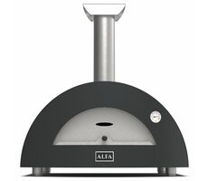 Alfa Forni Moderno 2 szary / Piec do pizzy / 500 °C / 60 x 40 cm / opalany drewnem 