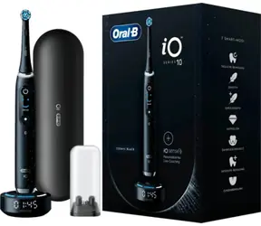 Oral-B iO Series 10 Cosmic Black / Elektryczna szczoteczka do zębów / 7 trybów / czujnik talku / timer 