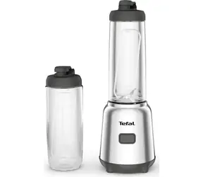 TEFAL Mix&Move BL15FD srebrny / Blender do smoothie / 300 W / 2x pojemnik plastikowy (600 ml)