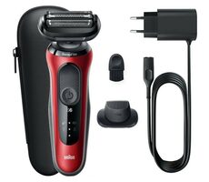 Braun 61-R1200S Series 6 / Golarka elektryczna / Wet&Dry / czas działania do 50 minut / wodoodporna