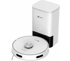Ezviz RC3 PLUS biały / Odkurzacz automatyczny + podstawa / pojemnik na odpady 550ml + 4L / 2600mAh / 2700 Pa / kontroler