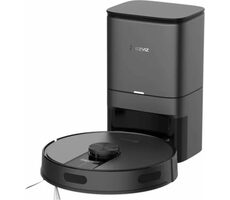Ezviz RE4 PLUS czarny / Odkurzacz automatyczny + mop + podstawa / 4000 Pa / 4930mAh / HEPA / WiFi / pojemnik na odpady 0,35L + 4L