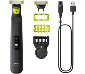 Philips OneBlade Pro 360 QP6542/15 / hybrydowy trymer i golarka / do twarzy i ciała / 60 min pracy
