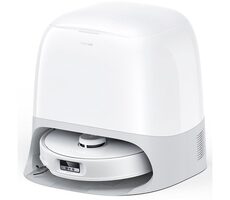 Roborock Qrevo Curv biały / Odkurzacz automatyczny / 66W / odkurzanie i mycie / Wi-Fi / 5200 mAh / LiDAR 