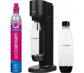 SodaStream Gaia Titan czarny / ekspres do napojów / 1x butelka / 1x gaz CO2