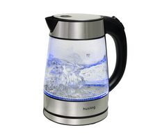 Czajnik szklany Huslog Instant / 2200W / 1,7 L / podświetlenie LED