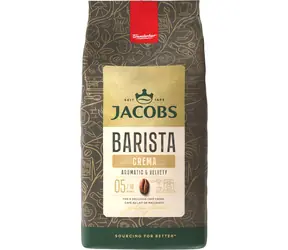 Jacobs Barista Crema 1 kg / Kawa ziarnista / mieszanka Arabiki i Robusty