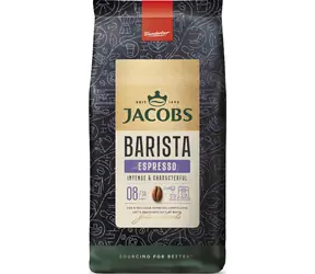 Jacobs Barista Espresso 1 kg / Ziarna kawy / Mieszanka Arabica i Robusta / Wyprzedaż