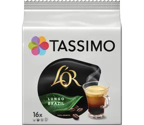 Jacobs L'OR Café Lungo Brazil Tassimo 16 szt./kapsułka 