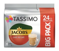 Jacobs CAFE au lait Tassimo 24 szt. / Kawa w kapsułkach 