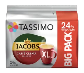 Jacobs CAFFE Crema Classico XL Tassimo 24 szt./kapsułka 
