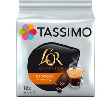 Jacobs L&#39;OR Espresso Delizioso Tassimo 16 szt./kapsułka 