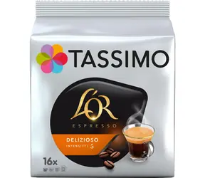 Jacobs L'OR Espresso Delizioso Tassimo 16 szt./kapsułka 