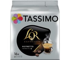 Jacobs L&#39;OR Espresso Ristretto Tassimo 16 szt. / Kawa w kapsułkach 