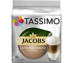 Jacobs Latte Macchiato Tassimo 8 szt. / Kawa w kapsułkach 