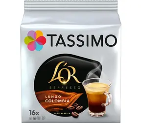 Jacobs L'OR Lungo Colombia Tassimo 16 szt./kapsułka 