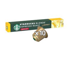 Kawa Starbucks Decaf Blonde Espresso Palona Nespresso 10 szt./kapsułka 