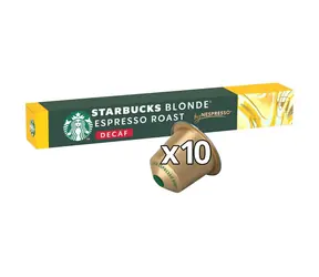 Kawa Starbucks Decaf Blonde Espresso Palona Nespresso 10 szt./kapsułka 