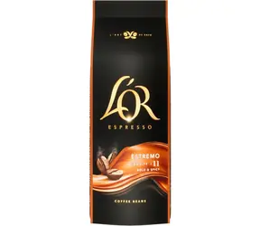 L'OR Espresso Estremo 500 g / Kawa ziarnista / mieszanka Arabiki i Robusty 