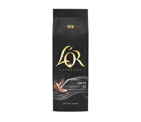 L'OR Espresso Onyx 500 g / Kawa ziarnista / mieszanka Arabiki i Robusty 